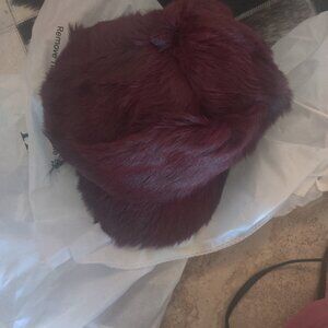 Prada Calf hair fur hat size L New